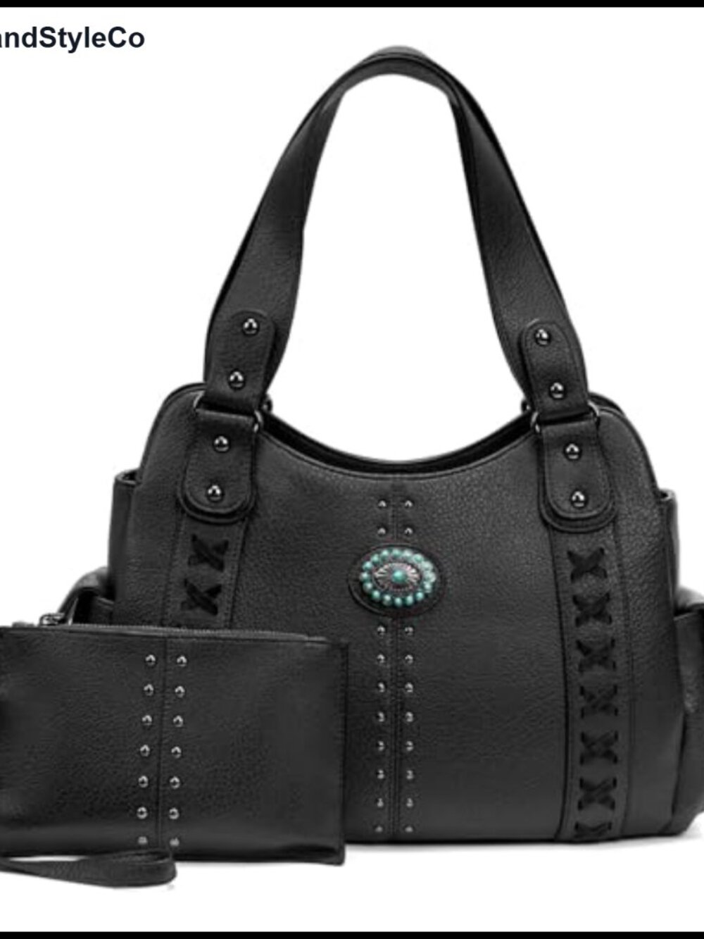 Western Tote Bag Large Satchel Top Handle Shoulder Handbag Clutch Wallet
